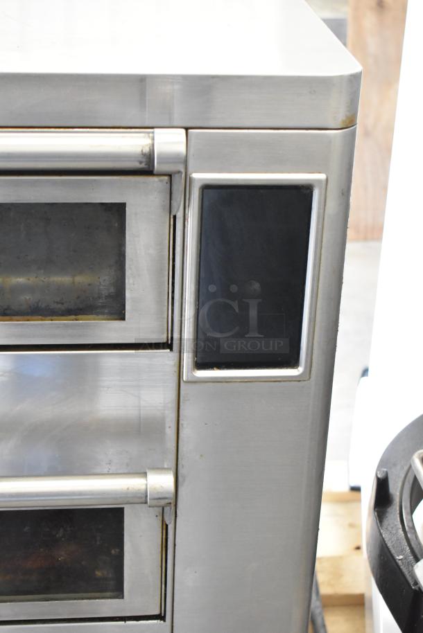 2019 Turbochef HHD Commercial Double Batch Electric Oven, stainless steel, 208/240V, 3 Phase, ventless, used condition.