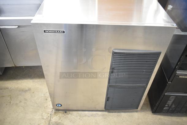 2024 Hoshizaki F-1501MAJ modular cubelet ice machine, 1327 lb. capacity, 208-230V, 1 phase, stainless steel, commercial grade.