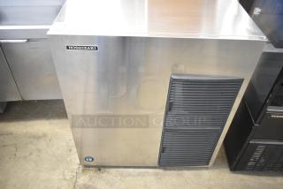 2024 Hoshizaki F-1501MAJ modular cubelet ice machine, 1327 lb. capacity, 208-230V, 1 phase, stainless steel, commercial grade.