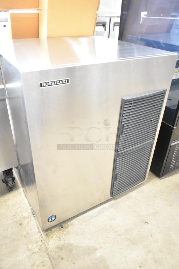 2024 Hoshizaki F-1501MAJ commercial modular cubelet ice machine, 1327 lb capacity, stainless steel, 208-230V, 1 phase.