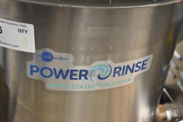 BRAND NEW 2022 Insinkerator PRT-3 Stainless Steel Food Waste Collector, commercial floor style, 208/220-240V, 3-phase.