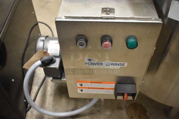 BRAND NEW 2022 Insinkerator PRT-3 Power Rinse Food Waste Collector, stainless steel, 208/220-240V, 3 Phase, scratch and dent condition.