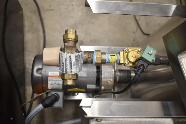 BRAND NEW Insinkerator PRT-3 stainless steel commercial power rinse food waste collector, 208/220-240V, 3-phase.