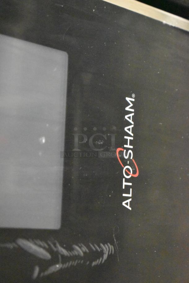 Alto Shaam AR-7T rotisserie oven, new with scratches, logo displayed. 2022 model, 380-415V, 1 phase.