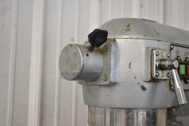 BakeMax BMPME20 20 Quart Planetary Dough Mixer, shows signs of use, includes controls and levers, 110V, 1 Phase.