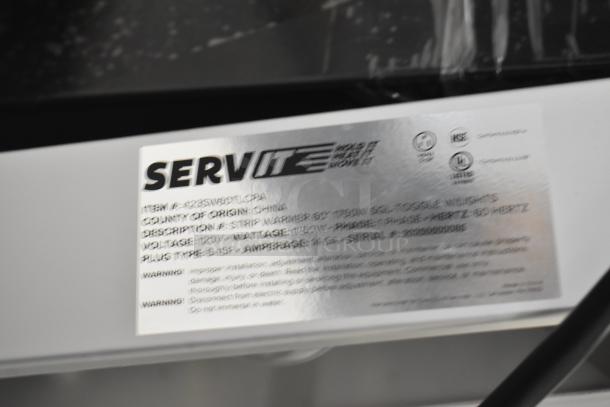 BRAND NEW SCRATCH AND DENT ServIt 423SW60TLCPA 60" Lighted Strip Warmer with Single Toggle Control, 120V, 1 Phase.