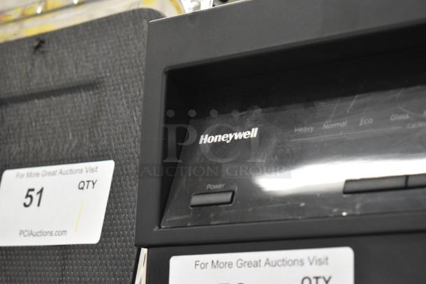 Honeywell 1014783275 dishwasher, 18 in, 8 place settings, 6 programs, 115V, 1 phase. Control panel with visible branding.