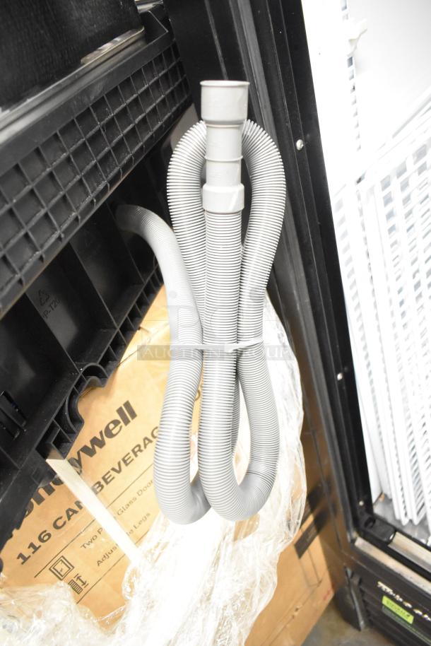 BRAND NEW Honeywell HDS18SS 18" dishwasher with 8 place settings, visible label shows UL/Energy Star rating.