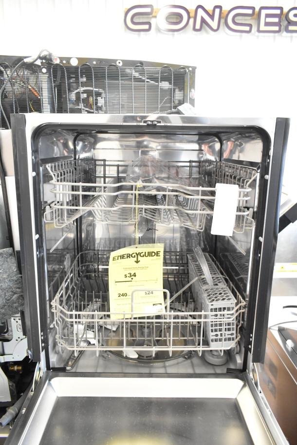 Brand new Honeywell HDS24SS-H 24" dishwasher, 12-place settings, 7 cycles, stainless steel tub, Energy Star rated.
