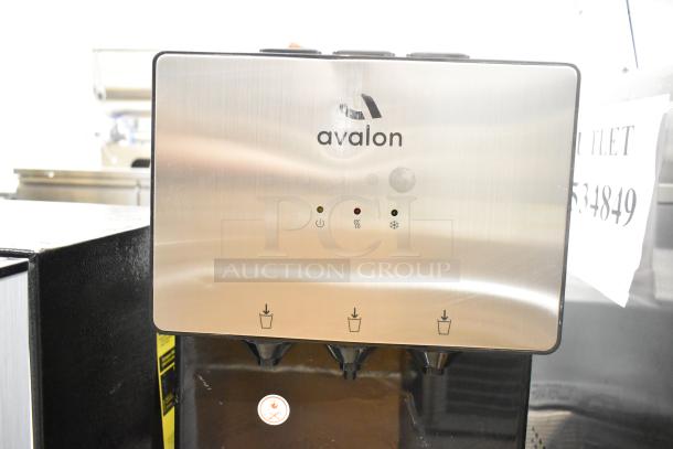 Avalon A10-TL water dispenser, stainless steel, 115 volts, 1 phase. Features hot, cold, and cool water options.