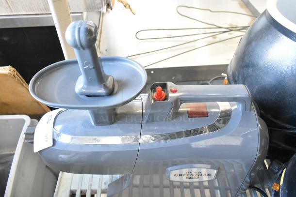 Tribest GS-P502 GreenStar Pro Juicer, countertop model, 120V, good condition, features visible control panel and branding.