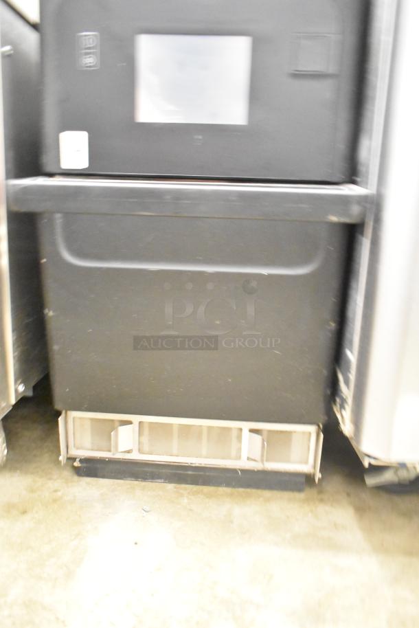 2022 Merrychef eikon e2s commercial ventless high-speed countertop oven, 208/240V, 1 phase, black exterior.