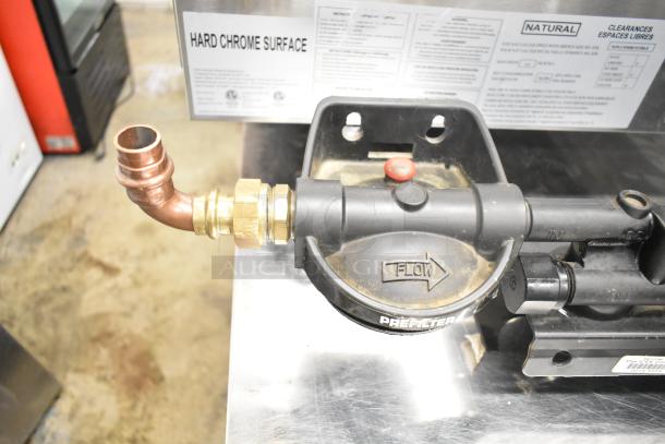 Pentair Everpure Water Filtration System with brass connector and labeled "Flow" indicator. Good condition.