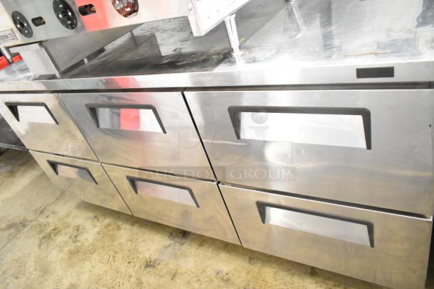 Turbo Air TUR-72SD-D6-N 6 Drawer Undercounter Cooler, stainless steel, 115V, 1 Phase, commercial use, excellent condition.