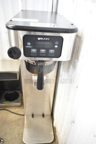 Bunn ICB-DV 53100.0101 BrewWISE Tall Infusion coffee brewer, stainless steel, 120V, automatic, excellent condition.