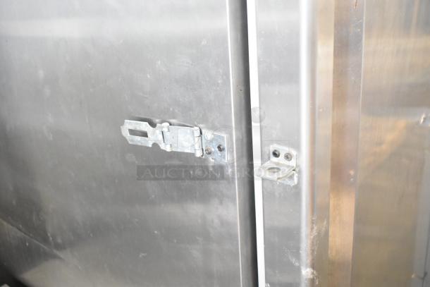 Spartan STR-23 Commercial Cooler, single door, stainless steel, visible latch, 115V, 1 phase, in good condition.