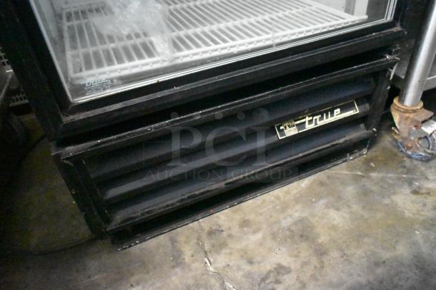 True GDM-10 Commercial Cooler, single door, 115V, 1 phase. True branding visible on front. Used condition.