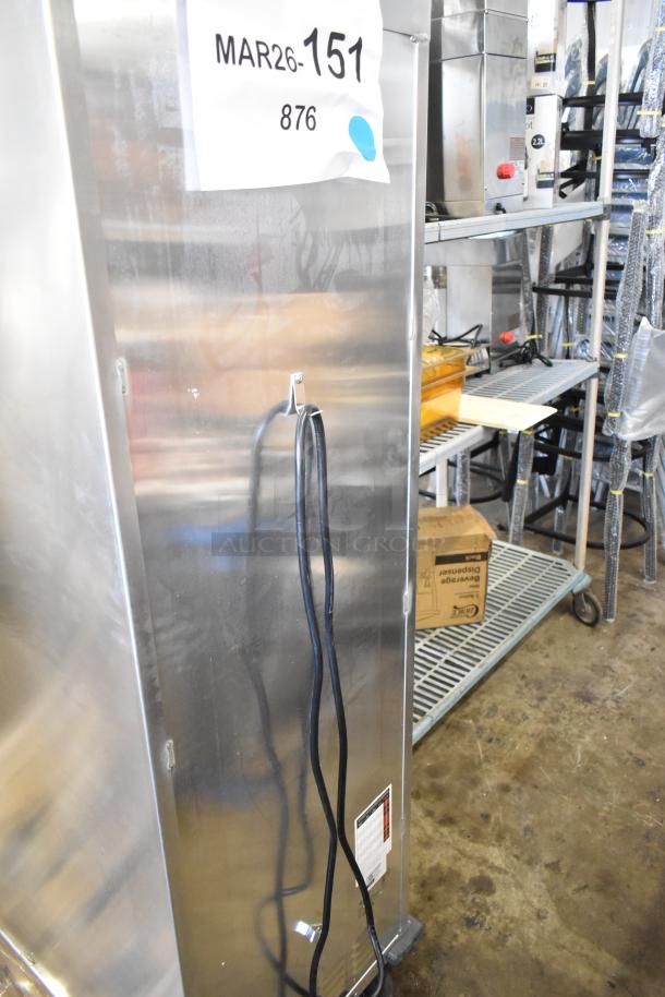 Brand new Avantco 177HPI1836 heated holding cabinet, clear door, on casters. Scratch and dent, 115V, 1 phase. Tag: MAR26-151.