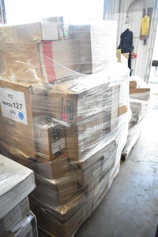 33 BRAND NEW SCRATCH AND DENT! Items Including Glasses, Faucet, Vases, Knives, Pasta Bowls. See Description for Details. 33 Times Your Bid! MAR26-127