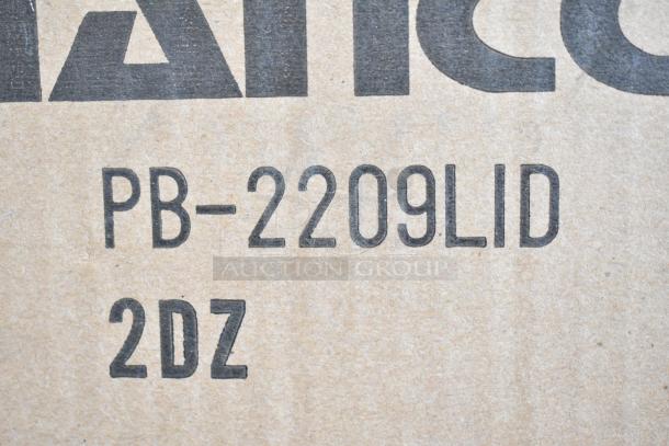 6 brand new boxes of Yanco PB-2209LID Covers, fits BP-2209. Each box contains 24 lids, 6 times your bid value.