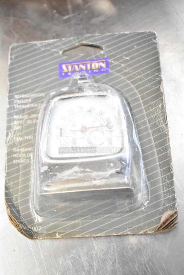 Stanton Trading refrigerator/freezer thermometer, new in original packaging. Item No. 2907. Measures temperature from -20°F to 80°F.