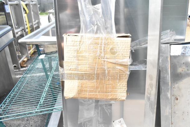 Two Regency wall mount shelves, models 600PS1572 and 600WS1248HD. New condition, packaged and ready for auction.