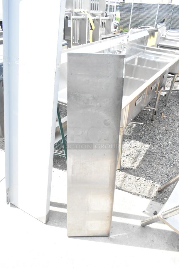 2 Regency wall mount shelves, models 600PS1572 and 600WS1248HD, in used condition. Sturdy and versatile storage options.