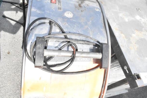 Shop Air 3613D-12BH-SWH floor fan, 115 volts, 1 phase, used condition. Power cord and metal frame visible.