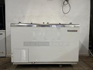 KELVINATOR 4 Door ICR Cream Dipping Cabinet, white with chrome accents, visible brand label, fair condition.