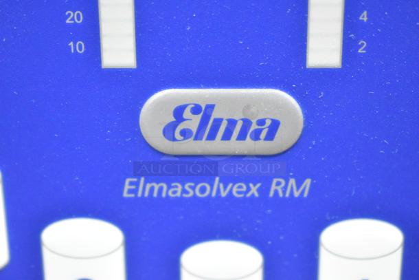 Elma Elmasolvex RM Automatic 4 Jar Cleaning Machine, blue control panel, model branding visible. Suitable for watch cleaning.