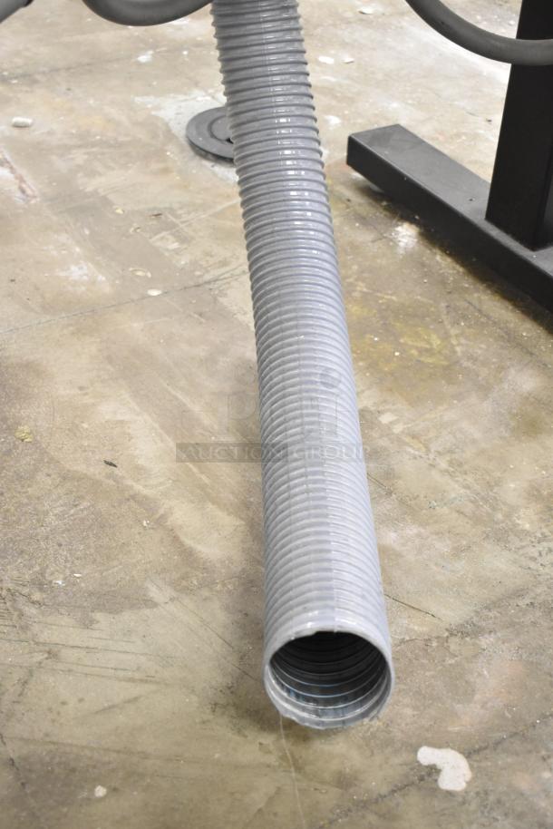 Baldor enclosed suction polishing machine hose, indicating 208-230/460 volts, 3-phase power. Appears in good condition.