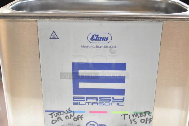 Gesswein Elmasonic Easy 30H Ultrasonic Jewelry Cleaner, 115-120V, 1 Phase. Features on/off indicators.