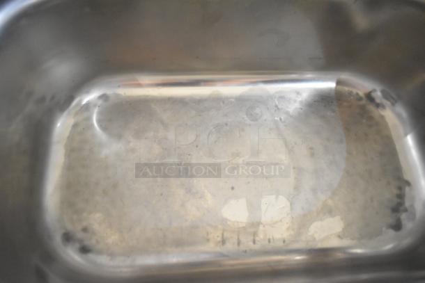 Gesswein Elmasonic Easy 30H Ultrasonic Jewelry Cleaner inner chamber. Stainless steel, used condition, 115-120V, 1 Phase.