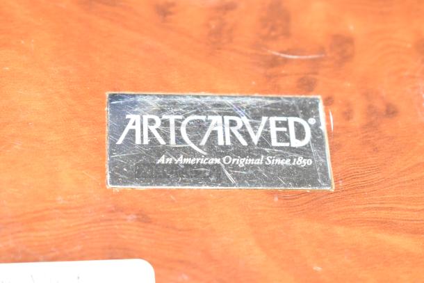 Frederick Goldman ring sizing kit with Art Carved case. Sizes 4-16, including half sizes. Label reads "ARTCARVED An American Original Since 1850."