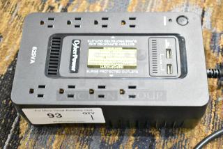 CyberPower ST625U Standby UPS, 625VA, with surge protected outlets and USB ports, in good condition.