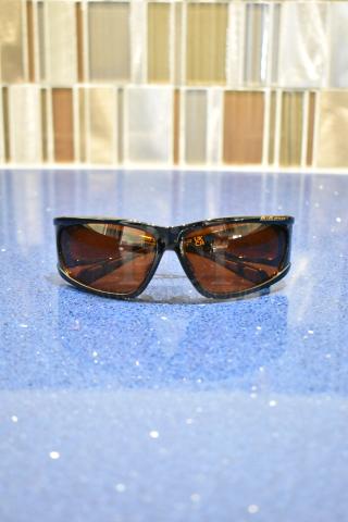 Viper black framed sunglasses with BluBlocker brown lenses, brand new condition, logo on frame.