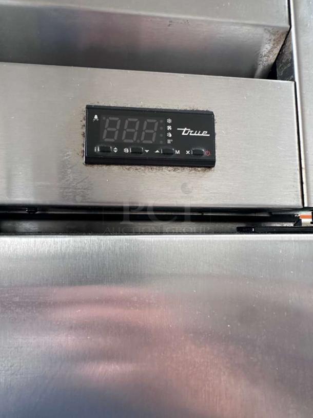 True T-35-HC stainless steel reach-in refrigerator, 39.5", solid doors, digital display; prime condition, fully tested.