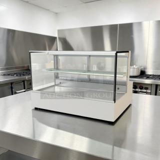 Immaculate RPI Industries VICD3-20-R-SQ-SC-CT refrigerated glass display case. Commercial grade. Fully tested. 115V.