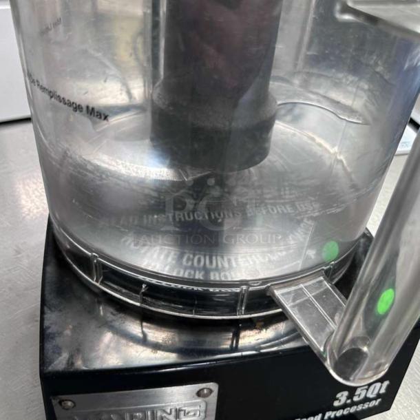 Pristine Waring WFP14S Commercial Food Processor, 3.5 Qt bowl, 120V, heavy-duty, fully tested, optimal condition.