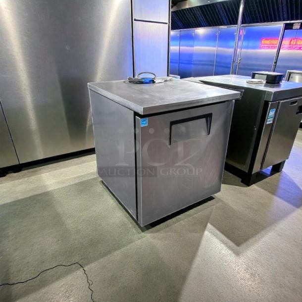 True TUC-27F-HC-LP commercial undercounter freezer, stainless steel, 27-inch, exceptional condition, fully tested.