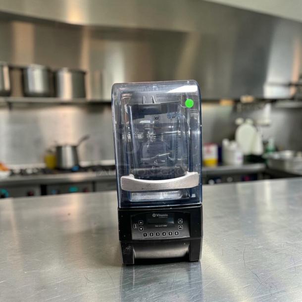 Vitamix The Quiet One commercial blender, model VM0145, with sound enclosure, 34 programs, excellent condition, 120V.