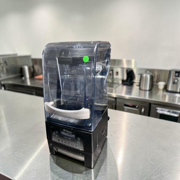 Vitamix The Quiet One blender, model VM0145, with sound enclosure, 34 programs, top-tier condition, fully operational.