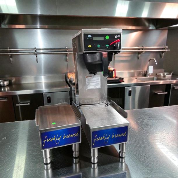 Wilbur Curtis CBP Combo Coffee & Tea Brewer, dual system, 120V, superior condition, fully tested, commercial use.