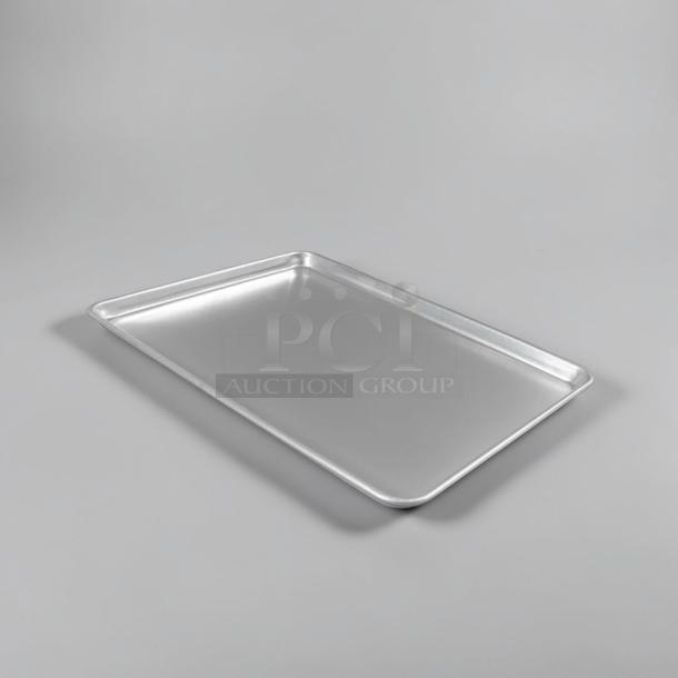 Winco ALXP-1826, 26"x18" full-size aluminum bun pan, 18 gauge, outstanding condition, heavy-duty commercial baking tray.