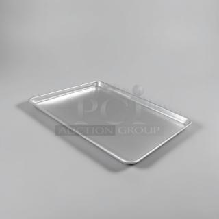 Winco ALXP-1826, 26"x18" full-size aluminum bun pan, 18 gauge, outstanding condition, heavy-duty commercial baking tray.
