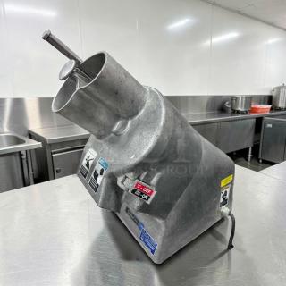 General CSM-72AA commercial food processor, heavy-duty, exceptional condition, 115V, tested, labeled controls shown.