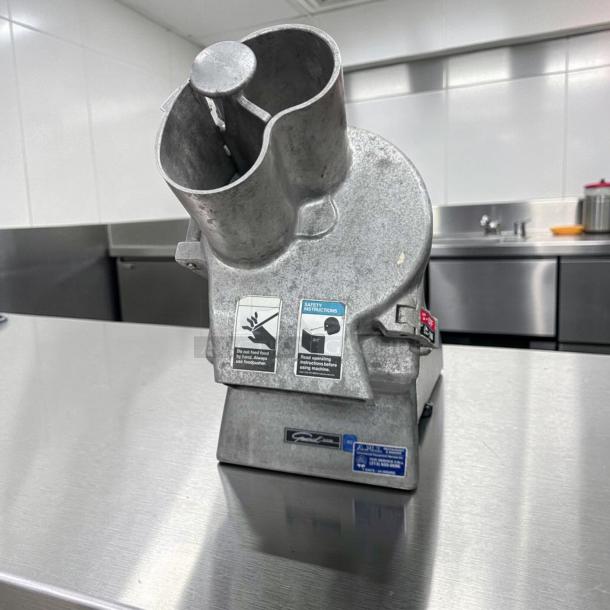 Exceptional Condition – General CSM-72AA commercial food processor, heavy-duty, 115V, fully tested, safety labels visible.