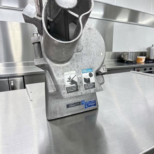 Exceptional condition General CSM-72AA commercial food processor. Heavy duty, includes safety labels, model info plate shown.