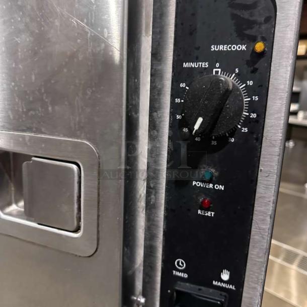 Cleveland 22CET6.1 SteamChef Convection Steamer with SureCook controls. Stainless steel, mint condition, tested, ENERGY STAR®.