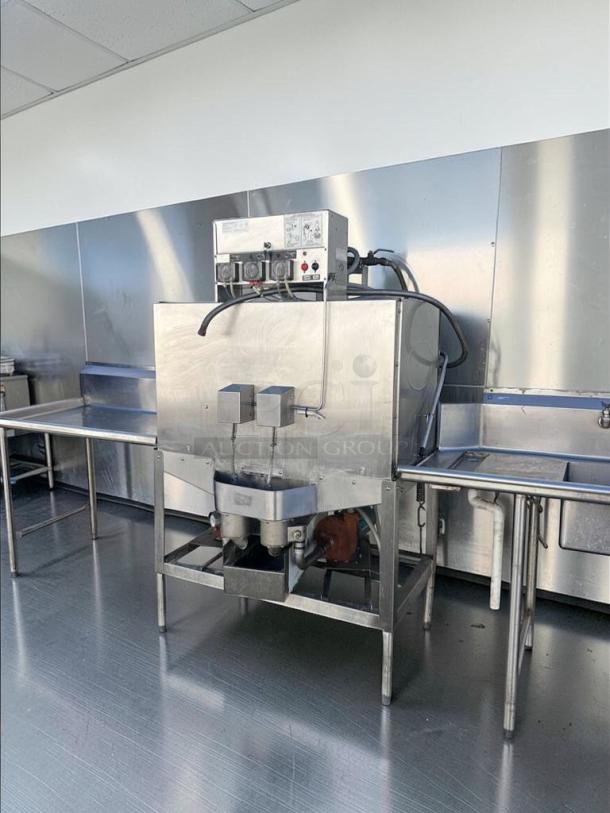 American Dish Service 5-AGS commercial glass washer, prime condition, 120V, NSF listed, fully tested, stainless steel finish.